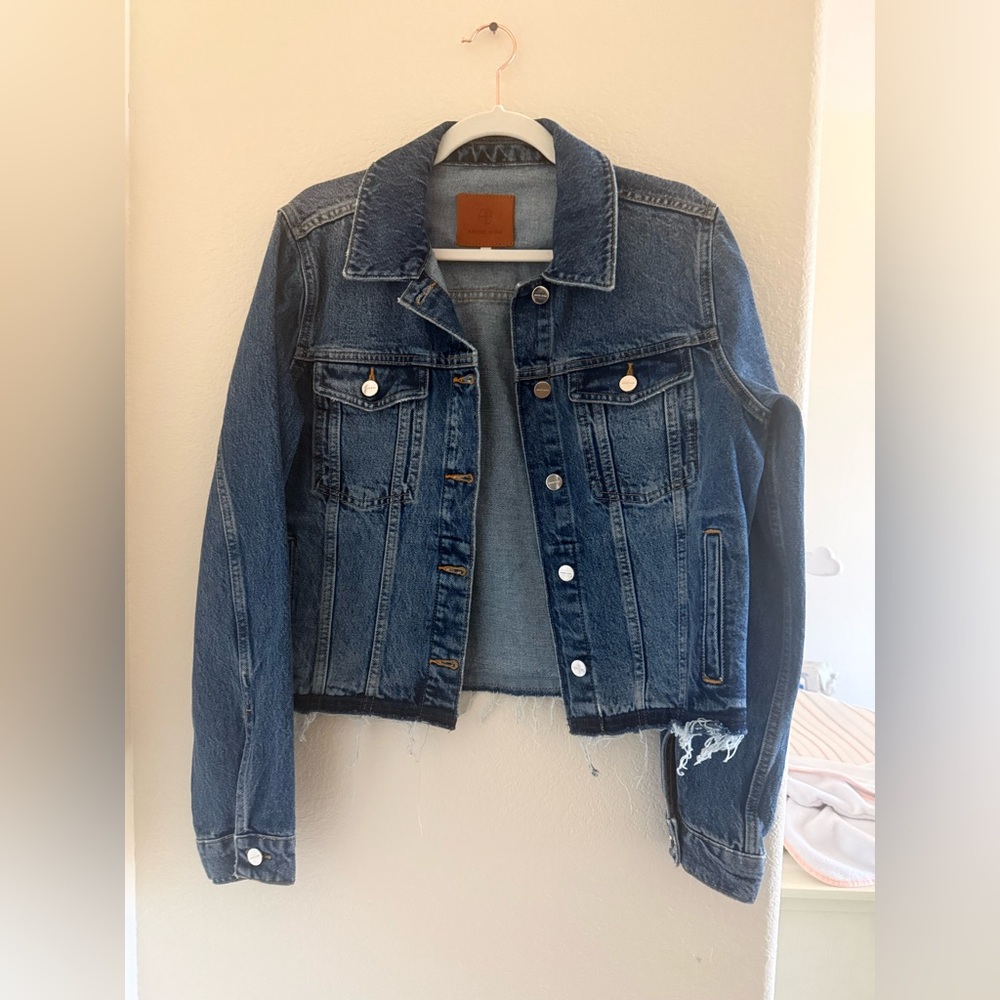 Anine Bing Blue Jean Jacket